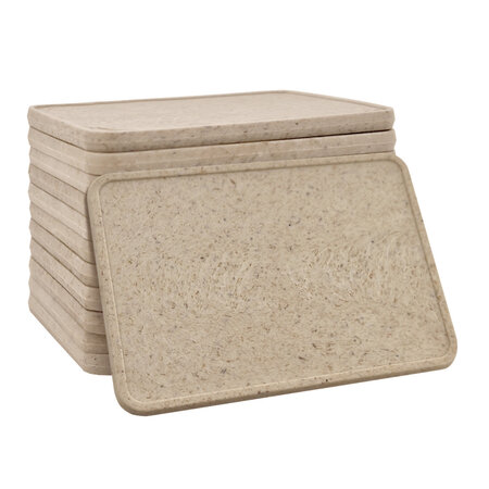 Blanco rechthoek munten houtvezel 50x35mm - per 100 stuks