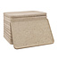 Blanco rechthoek munten houtvezel 50x35mm - per 100 stuks