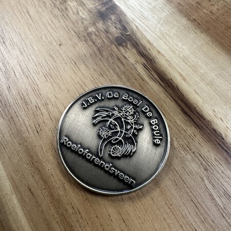 CombiCraft Gegoten logo plaatje Ø30mm met of zonder tape vanaf 100 stuks