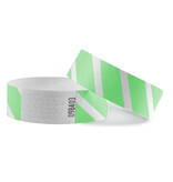 CombiCraft Gestreepte Tyvek polsbandjes - per 100 stuks