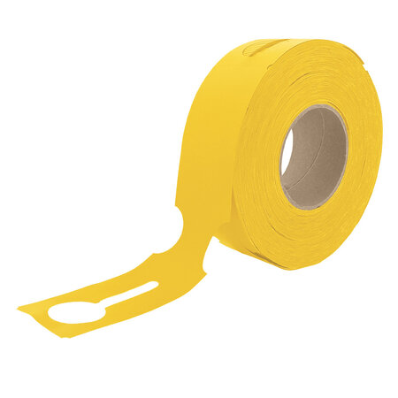 CombiCraft Blanco sleufetiketten groot 273x59mm voor thermotransferprinters of beschrijfbaar op rol - per 500 stuks