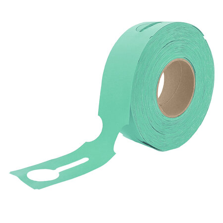 Blanco sleufetiketten groot 273x59mm voor thermotransferprinters of beschrijfbaar op rol - per 500 stuks