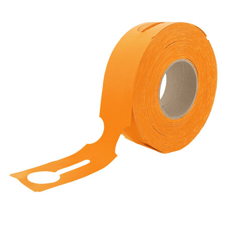 Blanco sleufetiketten groot 273x59mm voor thermotransferprinters of beschrijfbaar op rol - per 500 stuks