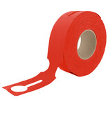 Blanco sleufetiketten groot 273x59mm voor thermotransferprinters of beschrijfbaar op rol - per 500 stuks