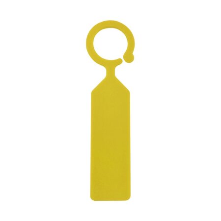 CombiCraft Blanco hangetiketten met opening 24x110mm van PVC - per 100 stuks