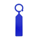 Blanco hangetiketten met opening 24x110mm van PVC - per 100 stuks