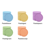 Gerecycled plastic reliëfmunten Ø29mm met jouw ontwerp - per 1000 stuks