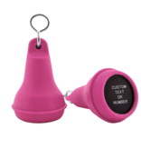 CombiCraft Hotel sleutelhanger Mayfair van kunststof in roze,  blanco of met gravering - per 1 stuk