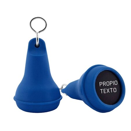 CombiCraft Hotel sleutelhanger Mayfair van kunststof in blauw,  blanco of met gravering - per 1 stuk