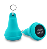 CombiCraft Hotel sleutelhanger Mayfair van kunststof in turquoise,  blanco of met gravering - per 1 stuk