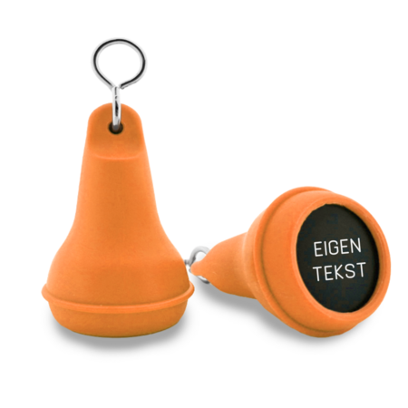 CombiCraft Hotel sleutelhanger Mayfair van kunststof in oranje,  blanco of met gravering - per 1 stuk