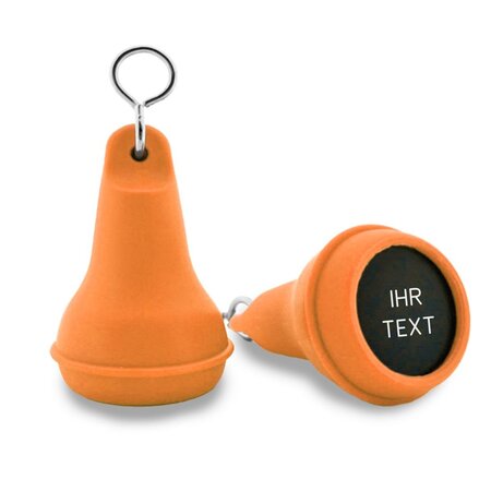 CombiCraft Hotel sleutelhanger Mayfair van kunststof in oranje,  blanco of met gravering - per 1 stuk