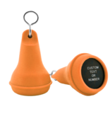 CombiCraft Hotel sleutelhanger Mayfair van kunststof in oranje,  blanco of met gravering - per 1 stuk