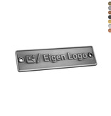 CombiCraft Gegoten logo plaatje 60x15mm met gaten vanaf 100 stuks