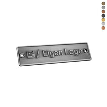 Gegoten logo plaatje 60x15mm