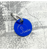 CombiCraft Aluminium sleutellabel met logo - per stuk