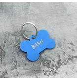 CombiCraft Hondenpenning botje groot 38x28mm met naam en tekst – per stuk