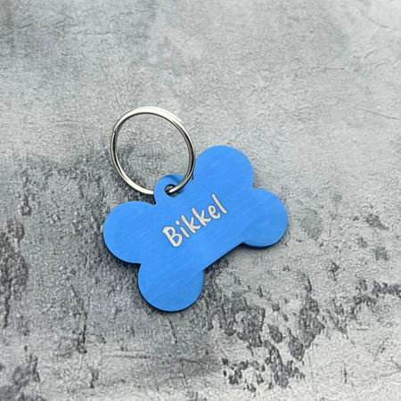 CombiCraft Hondenpenning botje groot 38x28mm met naam en tekst – per stuk