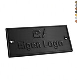 CombiCraft Gegoten logo plaatje 70x35mm met gaten vanaf 100 stuks
