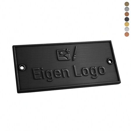 CombiCraft Gegoten logo plaatje 70x35mm met gaten vanaf 100 stuks