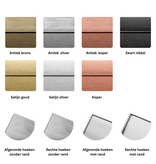 CombiCraft Gegoten logo plaatje 70x35mm met gaten vanaf 100 stuks