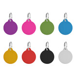 CombiCraft Hondenpenning aluminium rond Ø30mm met naam en tekst – per stuk