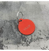 CombiCraft Hondenpenning aluminium rond Ø30mm met naam en tekst – per stuk