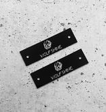 CombiCraft Logoplaatjes Gekleurd Aluminium 70x20mm met 2 gaatjes en gravering