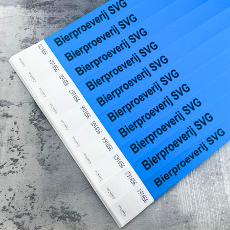 CombiCraft Tyrex polsbandjes met jouw eigen tekst - per 100 stuks