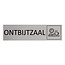 CombiCraft Aluminium deurbordje Ontbijtzaal 165 x 45 mm - per 1 stuk