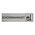CombiCraft Zilver aluminium deurbordje Schoonmaakkast