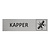 CombiCraft Zilver aluminium deurbordje Kapper