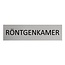 CombiCraft Aluminium deurbordje Röntgenkamer 165 x 45 mm - per 1 stuk
