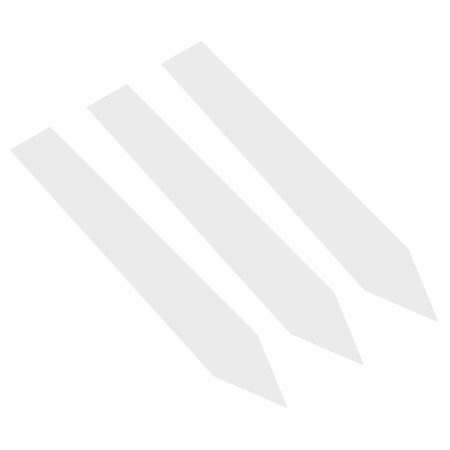 CombiCraft Blanco steeketiketten of plantenstekers groot 20x140mm van 600 micron dik wit - per 50 stuks