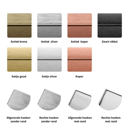 Gegoten logo plaatje 130x90mm met gaten vanaf 50 stuks