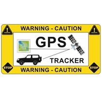 GPS-tracker autosticker (antidiefstalsticker) - per set