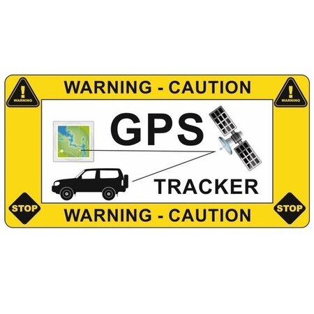 CombiCraft GPS-tracker autosticker (antidiefstalsticker) – per set