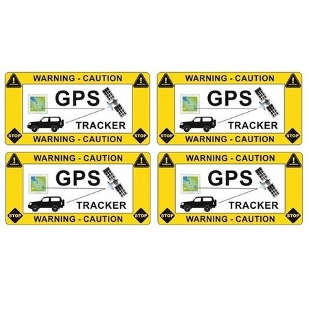 CombiCraft GPS-tracker autosticker (antidiefstalsticker) – per set