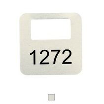 Garderobemunt Brittany aluminium - per stuk