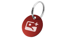 Sleutelhangers met logo