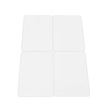 Blanco hangetiketten 105x148,5mm voor laserprinters wit - per 400 etiketten