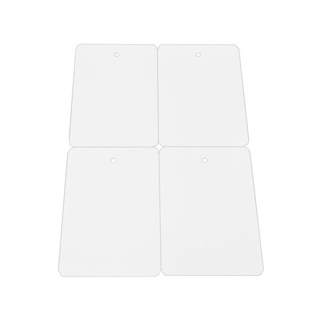 Blanco hangetiketten 105x148,5mm voor laserprinters wit - per 400 etiketten