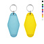 CombiCraft Blanco Hunter hotel sleutelhanger van kunststof met Amerikaanse motel look in 12 verschillende kleuren in 88x45mm