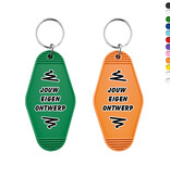 CombiCraft Hotel sleutelhanger Hunter met eigen ontwerp  88x45mm van kunststof - per 1 stuk