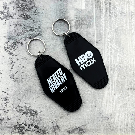 CombiCraft Hotel sleutelhanger Hunter met eigen ontwerp  88x45mm van kunststof - per 1 stuk