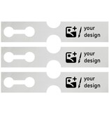 CombiCraft Sleufetiketten giant met jouw eigen ontwerp 381x75mm - per 100 etiketten