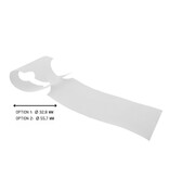 CombiCraft Sleufetiketten giant met jouw eigen ontwerp 381x75mm - per 100 etiketten