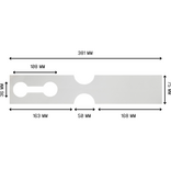 CombiCraft Sleufetiketten giant met jouw eigen ontwerp 381x75mm - per 100 etiketten