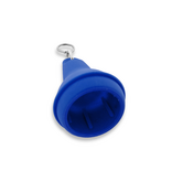 Hotel sleutelhanger Mayfair van kunststof in blauw,  blanco of met gravering - per 1 stuk