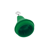 Hotel sleutelhanger Mayfair van kunststof in groen,  blanco of met gravering - per 1 stuk